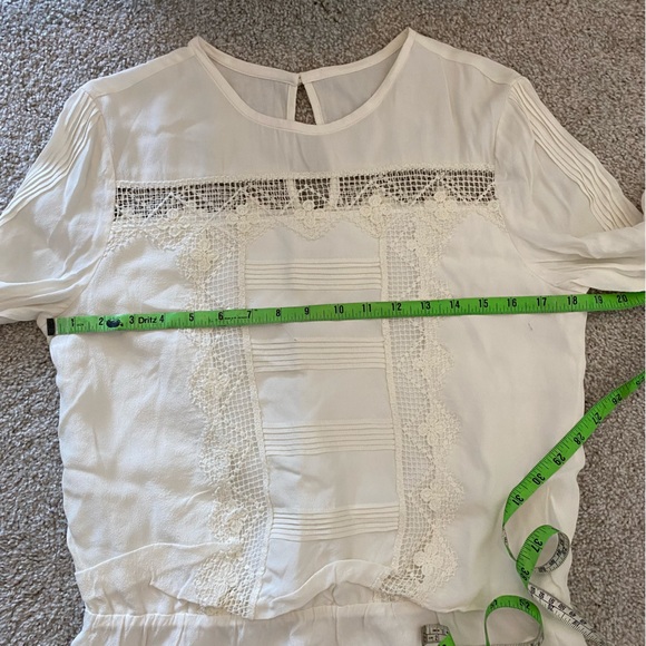 Saylor Leora White Lace Dress Medium From Revolve - Picture 9 of 13